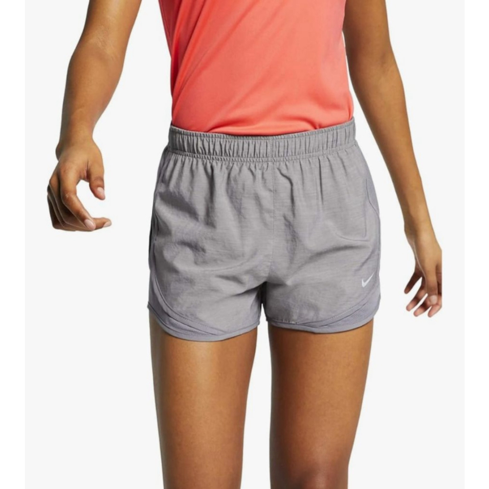 Women's Nike Dri-Fit 3 " Running Shorts Size L Heather Gray
